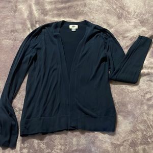 Dark navy old navy cardigan